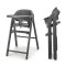 Kinderkraft TINO Grey – krzesełko do karmienia 2w1 do 110 kg, regulowane