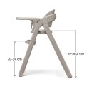 Kinderkraft TINO Grey – krzesełko do karmienia 2w1 do 110 kg, regulowane