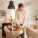KINDERKRAFT Krzesełko do karmienia 2w1 FINI UP szary