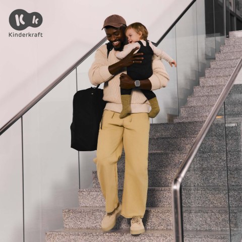 Kinderkraft PILOT 2 BLACK – wózek spacerowy kabinowy do samolotu