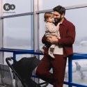 Kinderkraft PILOT 2 BLACK – wózek spacerowy kabinowy do samolotu