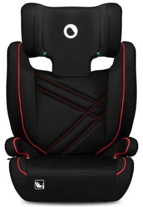 Lionelo HUGO BLACK RED i-Size 100–150 cm – fotelik z ISOFIX