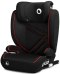 Lionelo HUGO BLACK RED i-Size 100–150 cm – fotelik z ISOFIX