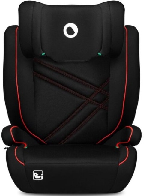 Lionelo HUGO BLACK RED i-Size 100–150 cm – fotelik z ISOFIX