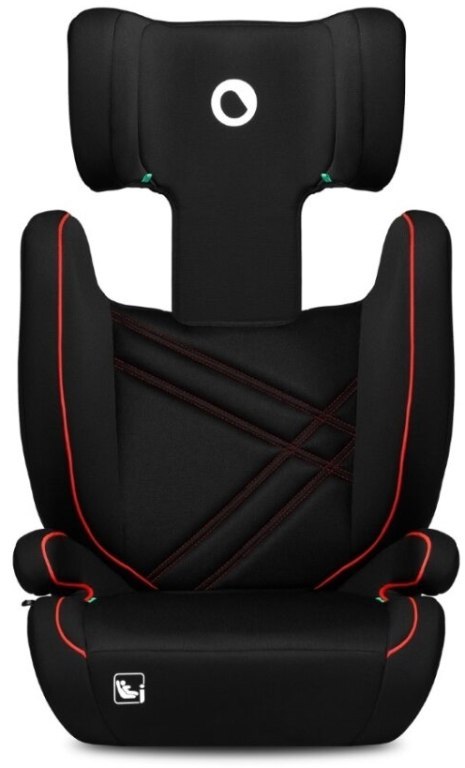 Lionelo HUGO BLACK RED i-Size 100–150 cm – fotelik z ISOFIX
