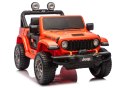 Pojazd Na Akumulator Jeep Rubicon 4x4 DK-JWR556 4x200W 24V Pomarańczowy