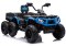 Quad Na Akumulator ATV 6 Kół Z Przyczepką JC606 24V 4x4 Niebieski
