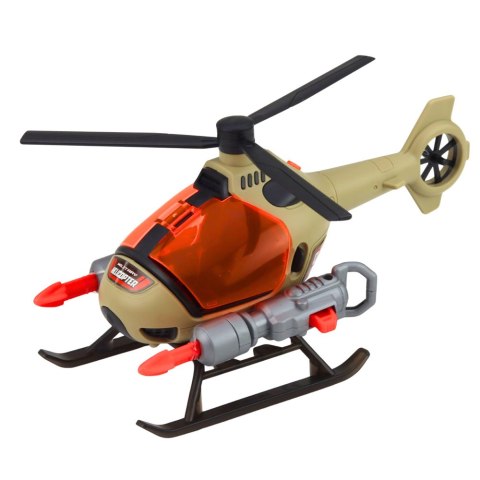Zestaw Wojskowy Militarny Ciężarówka Helikopter Auto Terenowe Żołnierz