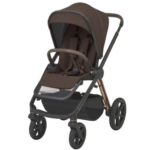 Espiro MILOO 308 – wózek uniwersalny 2w1 gondola + spacerówka Chocolate