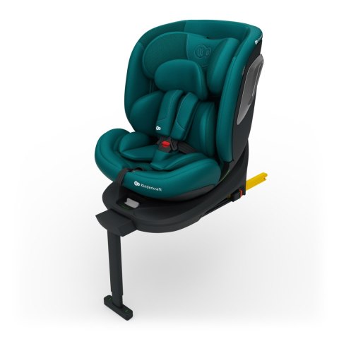Kinderkraft I-360 2 PLUS Green i-Size – fotelik samochodowy 40–150 cm, obrót 360°, ISOFIX