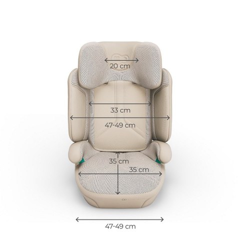 Kinderkraft XPAND 2 PRO i-Size 100–150 cm Beige – fotelik samochodowy