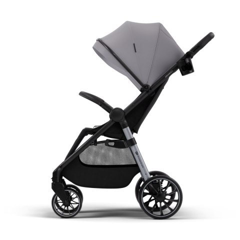 Kinderkraft GRANDE 2 GREY – wózek spacerowy do 22 kg, amortyzacja, duże koła