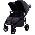 Wózek bliźniaczy Baby Monsters Easy Twin 4 Black