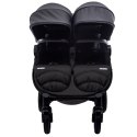 Wózek bliźniaczy Baby Monsters Easy Twin 4 Black