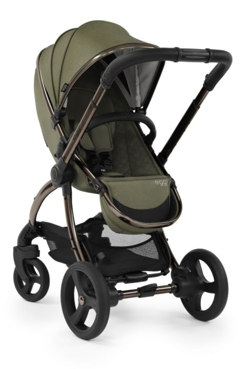 Egg 2 Hunter Green – wózek spacerowy premium do 25 kg, amortyzacja, składany