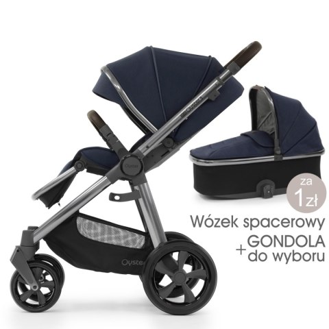 Oyster 3 TWILIGHT – wózek spacerowy do 22 kg, amortyzacja, duże koła, składany