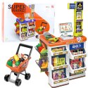 Zestaw Sklepowy Kasa Wózek Skaner Supermarket Sklepik Dla Dzieci