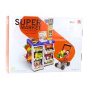 Zestaw Sklepowy Kasa Wózek Skaner Supermarket Sklepik Dla Dzieci