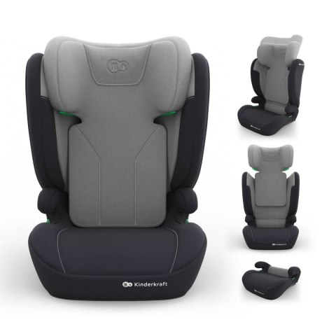 KINDERKRAFT Fotelik samochodowy I-SPARK 2 PLUS i-Size grey