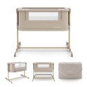 KINDERKRAFT Łóżeczko dostawne NESTEE GROW 2 beige wood
