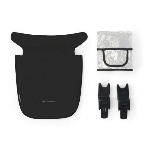 KINDERKRAFT Wózek NEWLY 3w1 mink pro black