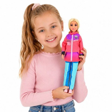 Lalka Anlily Sporty Zimowe Narty Skuter Deska Snowboardowa Ubrania Zestaw