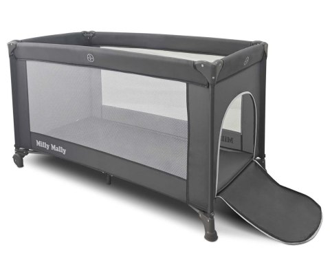 MILLY MALLY 445 Łóżeczko turystyczne Mirage Dark Grey