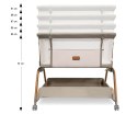 MILLY MALLY 6977 Łóżeczko dostawne Nino Beige