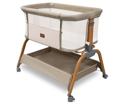MILLY MALLY 6977 Łóżeczko dostawne Nino Beige