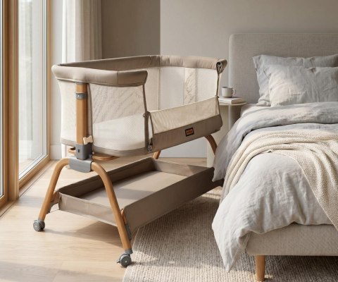 MILLY MALLY 6977 Łóżeczko dostawne Nino Beige