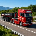 Naczepa Wywrotka Metalowa Zdalnie Sterowana RC Huina 1509 Czarna 1:18