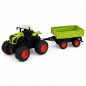 Wysoki Traktor Rolniczy Z Przyczepą Wywrotką Zdalnie Sterowany RC 1:16