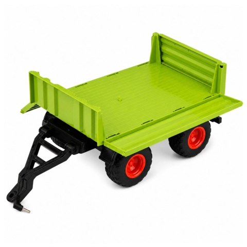Wysoki Traktor Rolniczy Z Przyczepą Wywrotką Zdalnie Sterowany RC 1:16