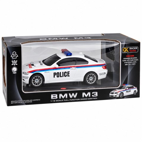 Auto Zdalnie Sterowane Policja 1:18 R/C