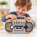 Drewniane Radio Interaktywne Tablica Manipulacyjna Światła LED Dźwięki