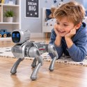 Pies Robot AI Zdalnie Sterowany RC Bluetooth Aplikacja Programowany Srebrny