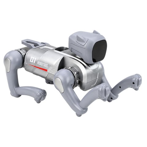 Pies Robot AI Zdalnie Sterowany RC Bluetooth Aplikacja Programowany Srebrny