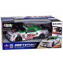 Samochód Sportowy RC Drift 4WD Wymienne Koła Dym Srebrno-Zielony 1:16