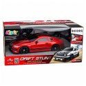 Samochód Sportowy RC Drift 4WD Wymienne Koła Efekt Dymu Czerwony 1:16
