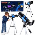 Teleskop Astronomiczny Dla Dzieci Statyw Niebieski Powiększenie 150x