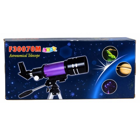 Teleskop Astronomiczny Dla Dzieci Statyw Niebieski Powiększenie 150x