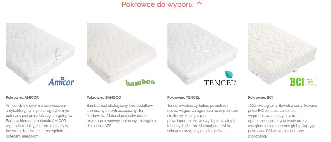 Materac dla niemowlaka VARIO VISCO 120cm x 60cm z pokrowcem Amicor Materac dla niemowlaka VARIO VISCO 120cm x 60cm z pokrowcem Amicor